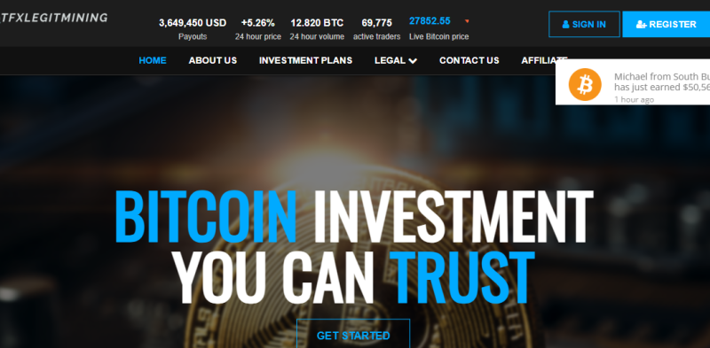 Tfxlegitmining Review 2023