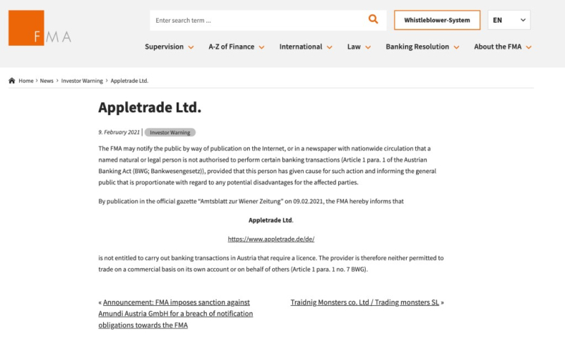AppleTrade Review 2023 – Is This Unregulated Broker Trustworthy?