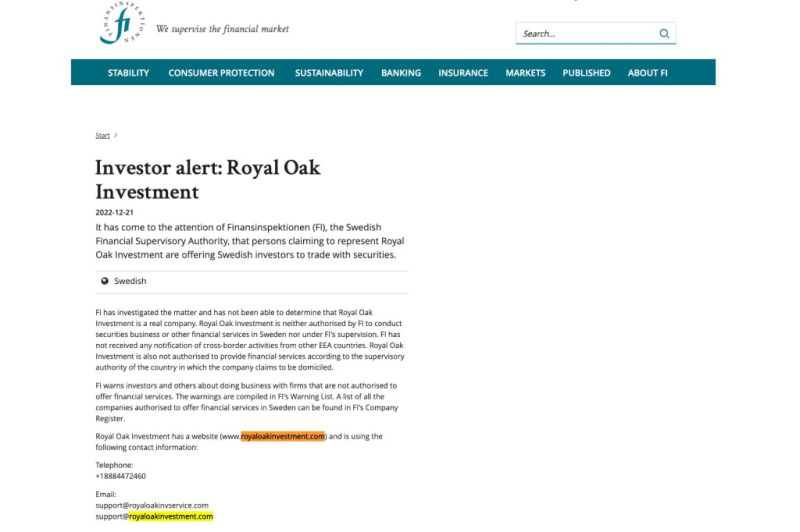 Royal Oak Investment Review – The Truth Behind Royaloakinvestment.com