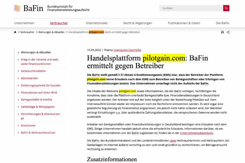 PilotGain Review – Why Avoiding Pilotgain.com Is the Safest Choice?