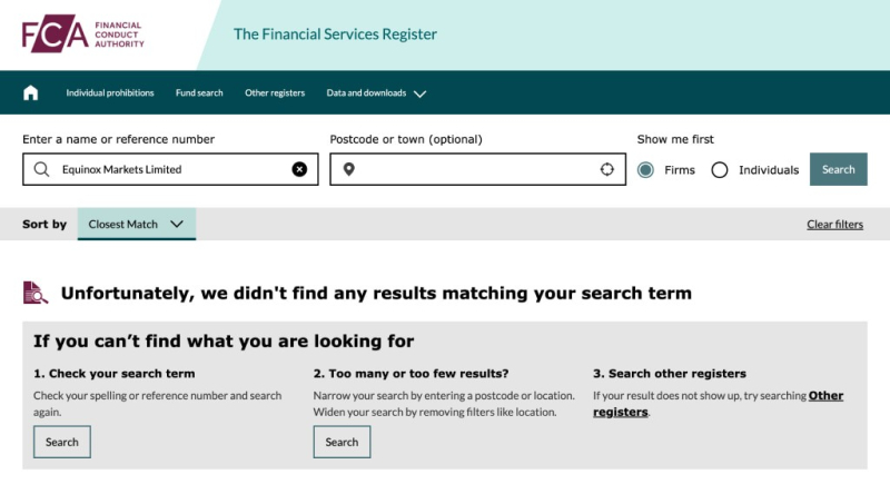 Equinox Markets Review – A Foul Scam Broker Lurking Online