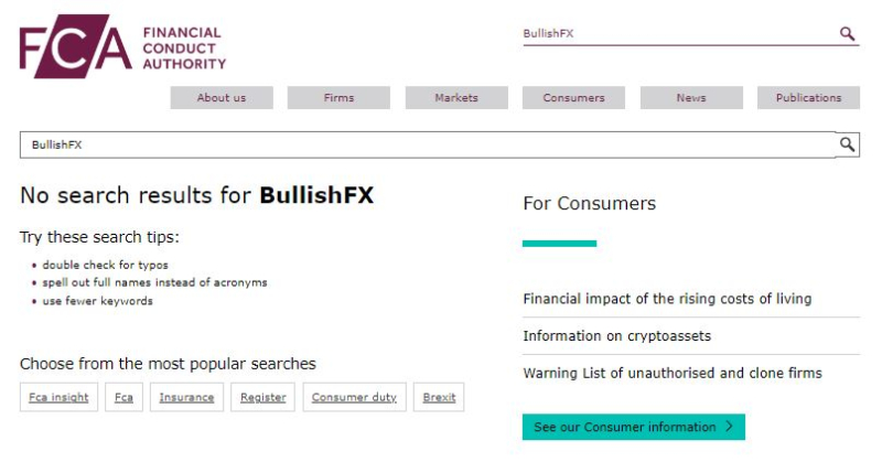 BullishFX Review: Learn More About This Scam Broker