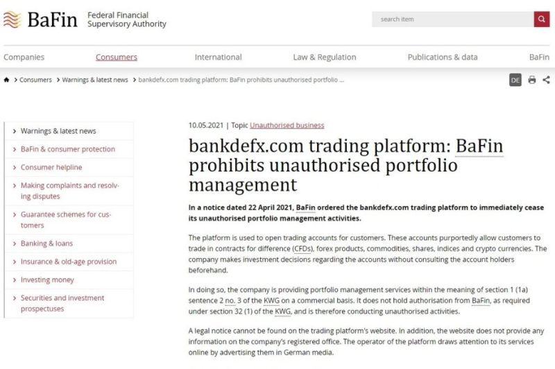 BankDeFX Broker: Diving into Copy Trading Services
