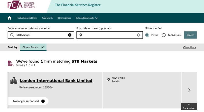 STB Markets Review – Avoid An Anonymous Fraud Broker