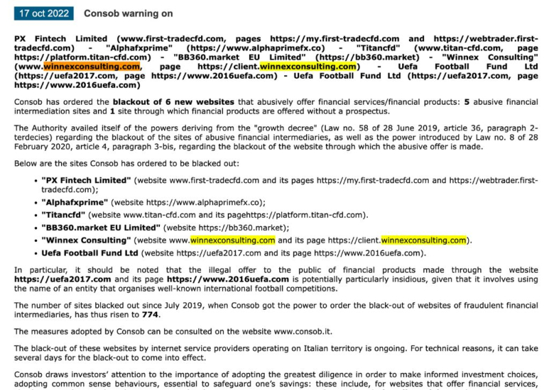Winnex Consulting Review – Blacklisted Fraud Lies About License